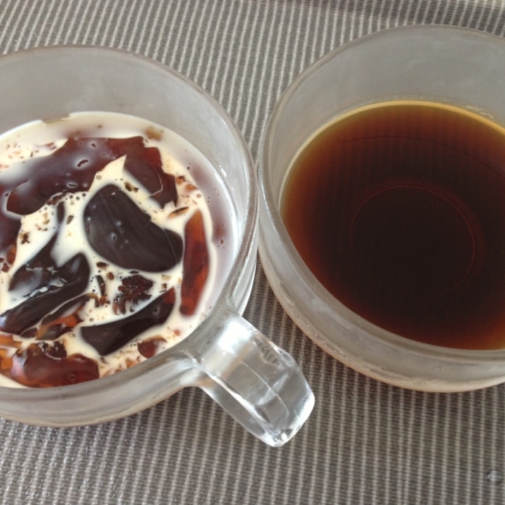 まるで大人のドロリッチ!簡単コーヒーゼリー♪